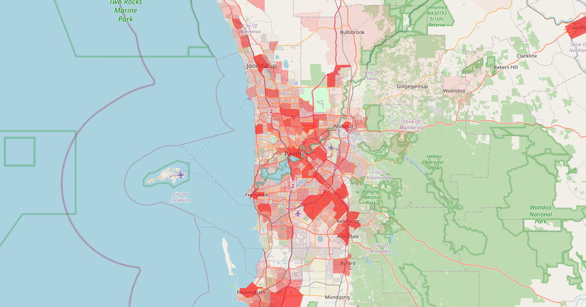 Crime Map Of Perth Redsuburbs