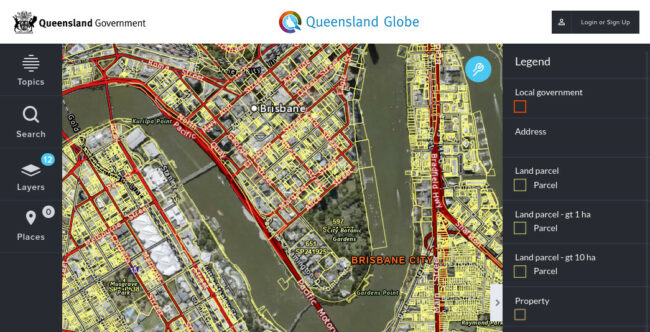 QLD Globe is a free research tool from Queensland Government that allows for property research among other things.